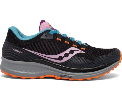 Tenis Saucony Canyon TR Mujer Zapatillas Trail Running Future / Neon México MX-561-MG